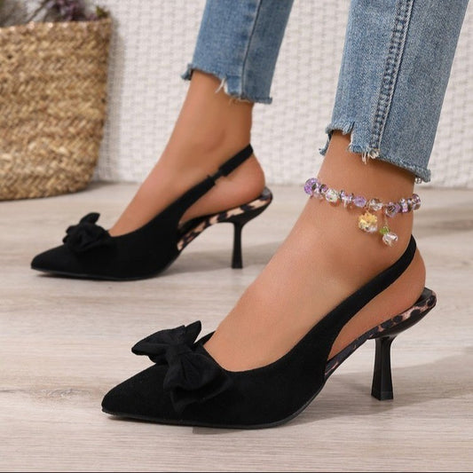 High Heel Slippers Women's Outer Wear Thin Heeled Shoes