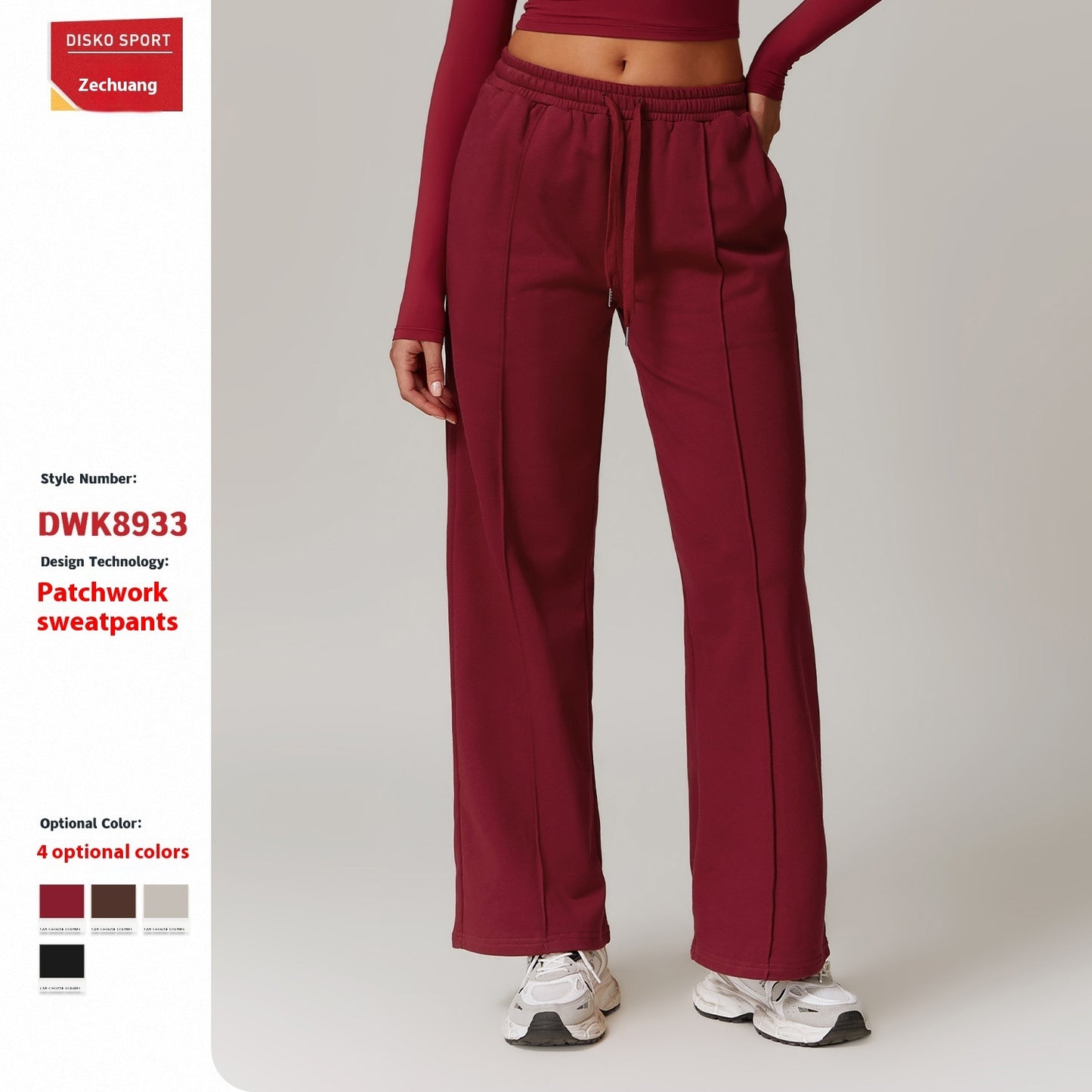 Straight Casual Pants Outdoor All-matching Sports Pants Female