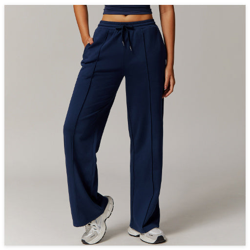 Straight Casual Pants Outdoor All-matching Sports Pants Female